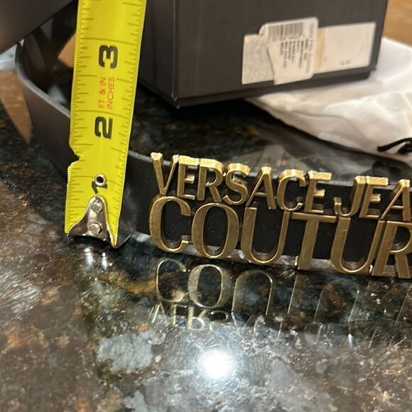Women’s Versace jeans couture belt size 85 cm made in Italy - Picture 9 of 9